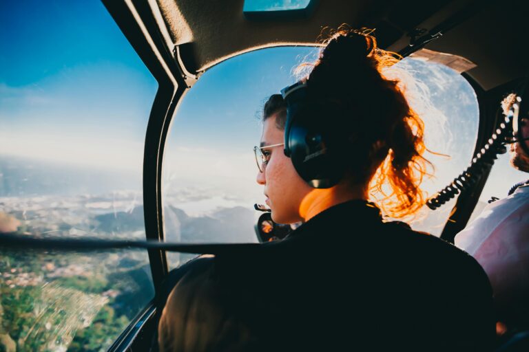 Luxury bush flight landing in Masai Mara